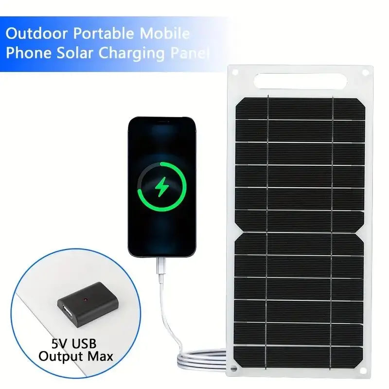 Painel Solar 10W Solar IP65 - USB a prova d'água.